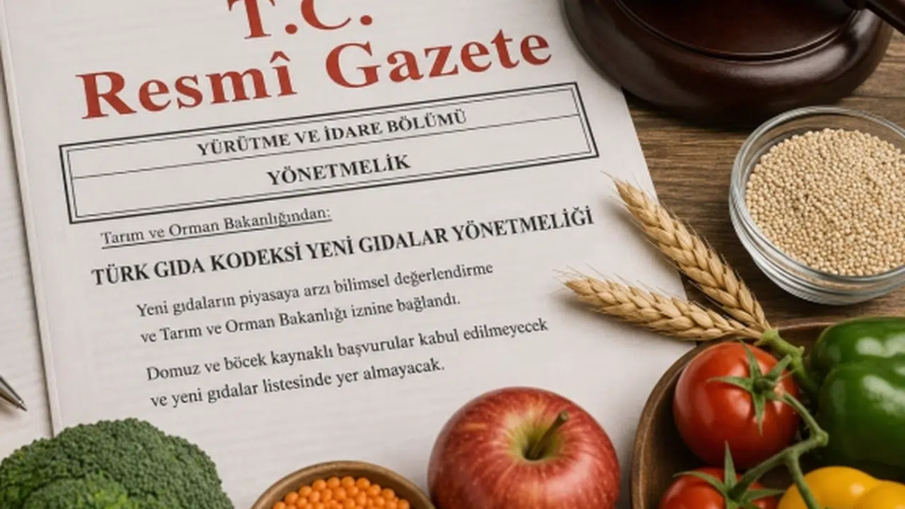Türk Gıda Kodeksi Yeni Gıdalar Yönetmeliği yayınlandı